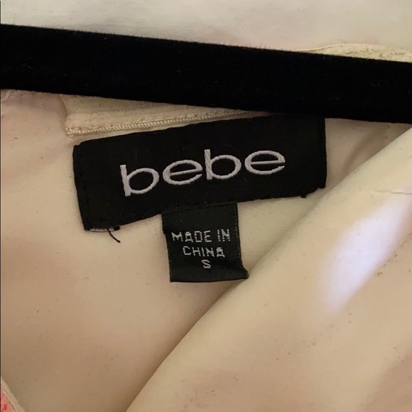 Salmon small Bebe Tube Top lace Dress - Picture 7 of 7